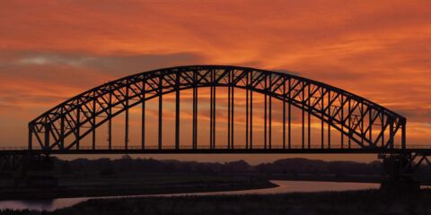 Arnhem brug rivier