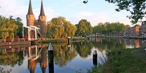 Kerktoren in Delft