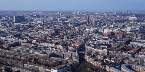 Den Haag stad panorama foto