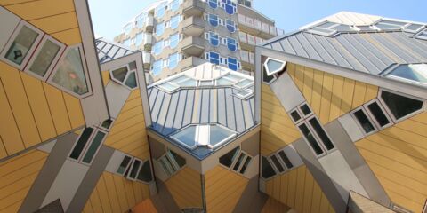 Rotterdam blokkendoos gebouw